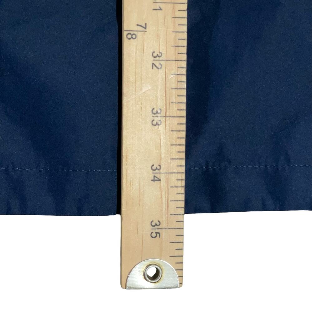 Lolë Longline Hooded Waterproof Raincoat M Navy Blue Casual Outdoor Mesh Jacket - Picture 11 of 11